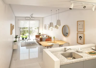 Cocina y Living Rio 850