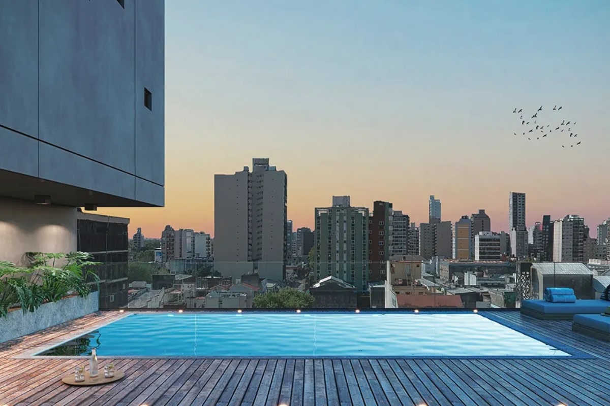 Pileta del edificio Casa Correa