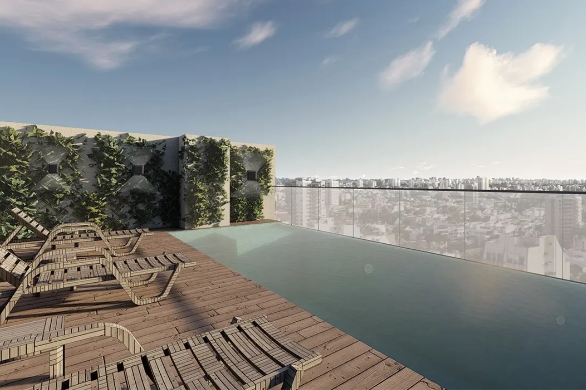 Pileta del edificio Altos de Nuñez