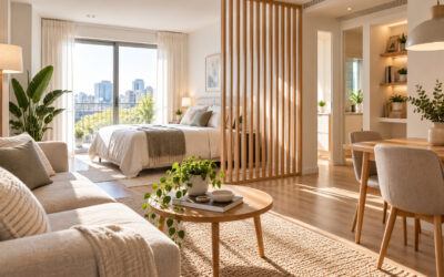 ¿Cómo decorar un monoambiente de 20 metros cuadrados?