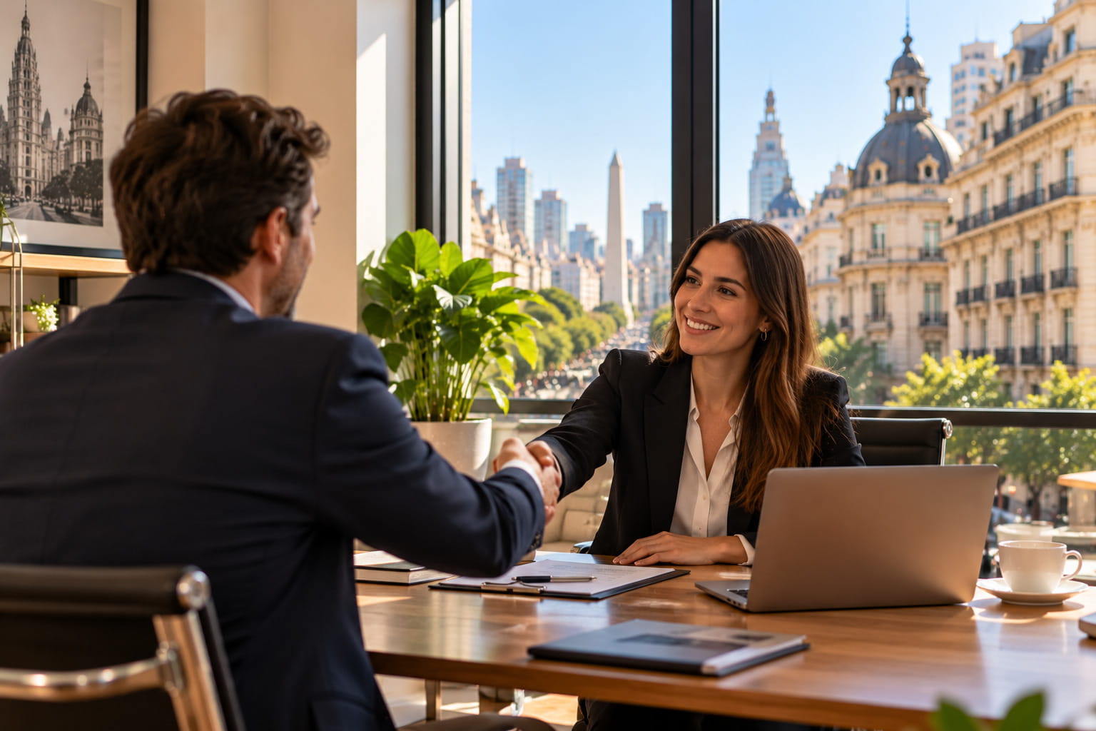 Oficina propia en Buenos Aires permite tener imagen profesional para recibir clientes
